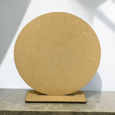Círculo personalizable con base hecho de mdf personalizable por el cliente